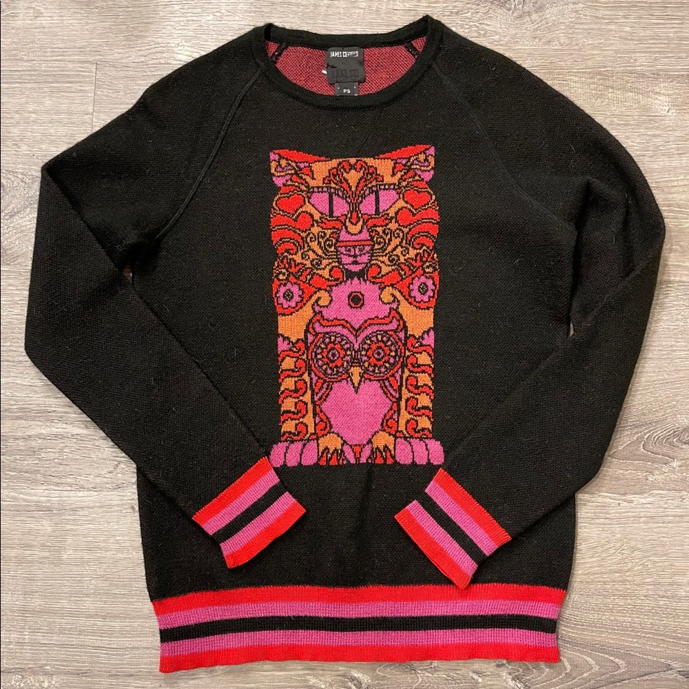 Anna Sui Printed Knit Pullover